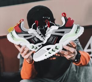 Tenis Para Hombre  Importado Rojo